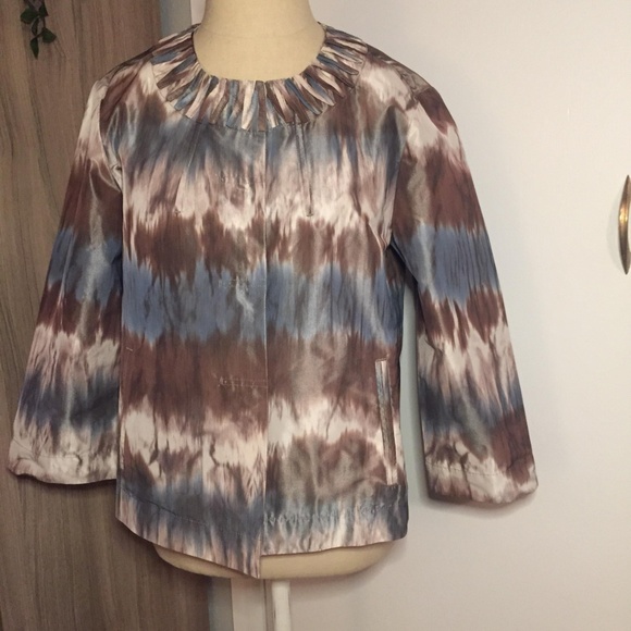 CHICOS Snap Up Lightweight Travelers Jacket Size 1 - Picture 7 of 7